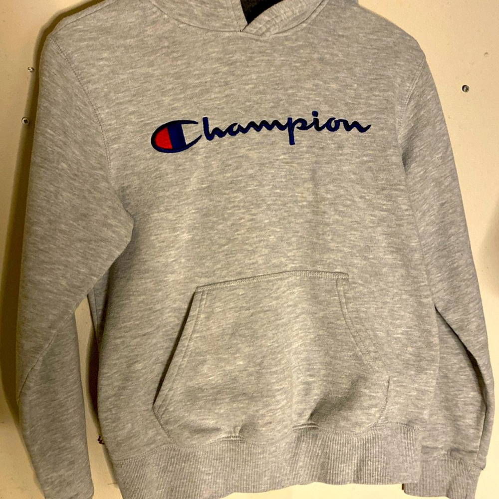 grey champion hoodie